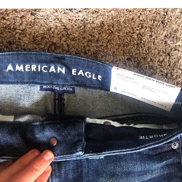 NWT AMERICAN EAGLE Curvy Super Hi-Rise Shortie - Picture 4 of 4